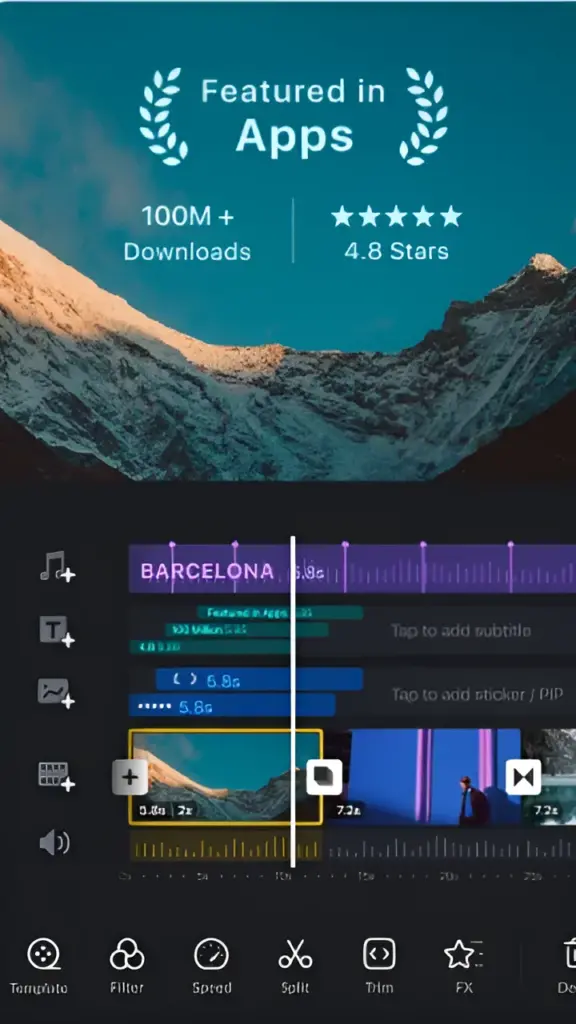 Vn video editor's interface overview
